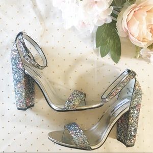 Steve Madden Carrson Rainbow Glitter Pumps